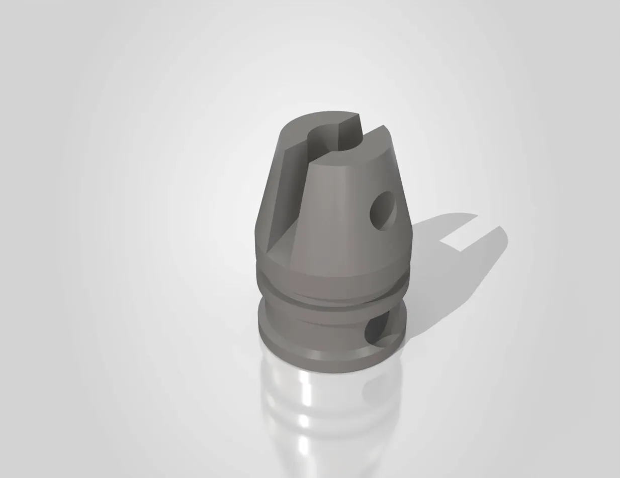 3D render of Comet MC25 head clamp replacement part