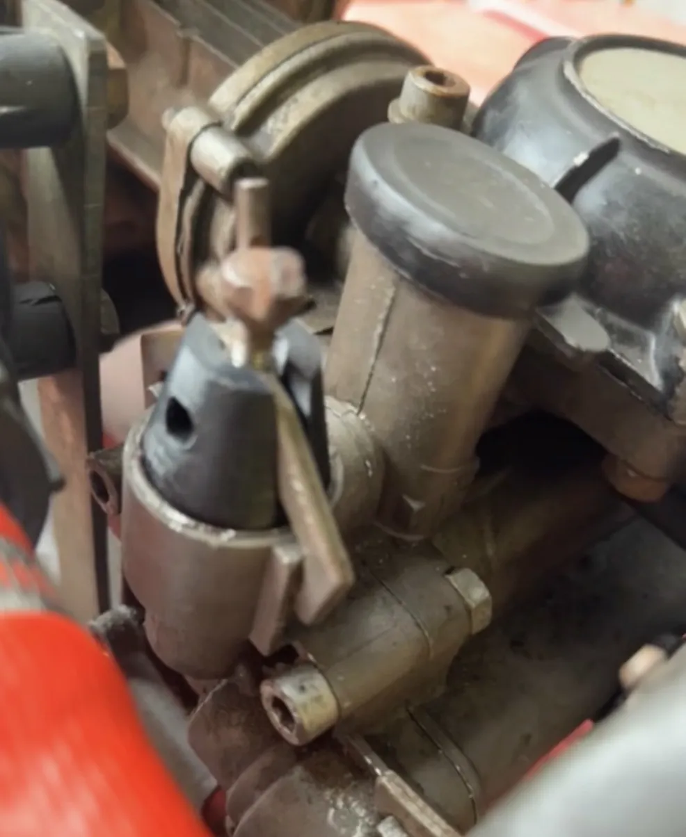 Printed part fitted on Comet MC25 diaphragm pump